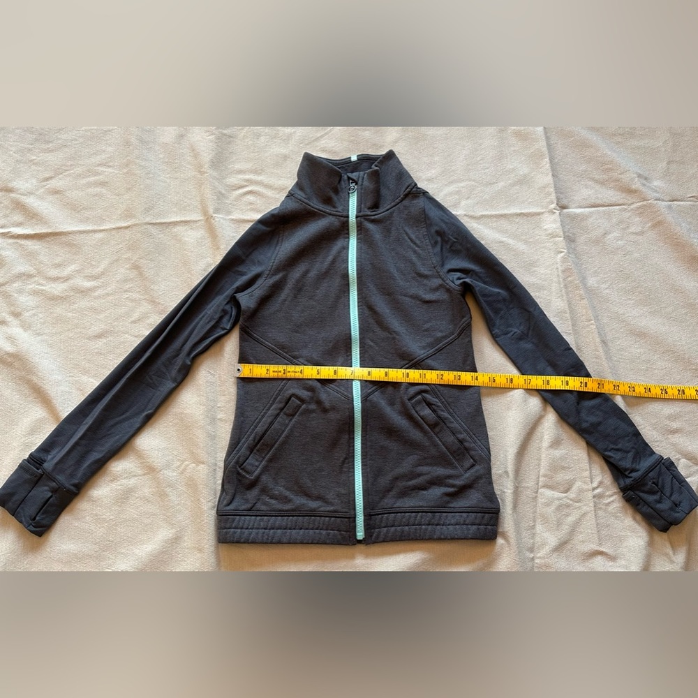 Ivivva Jacket- Size 10 Girls - Gray / Blue